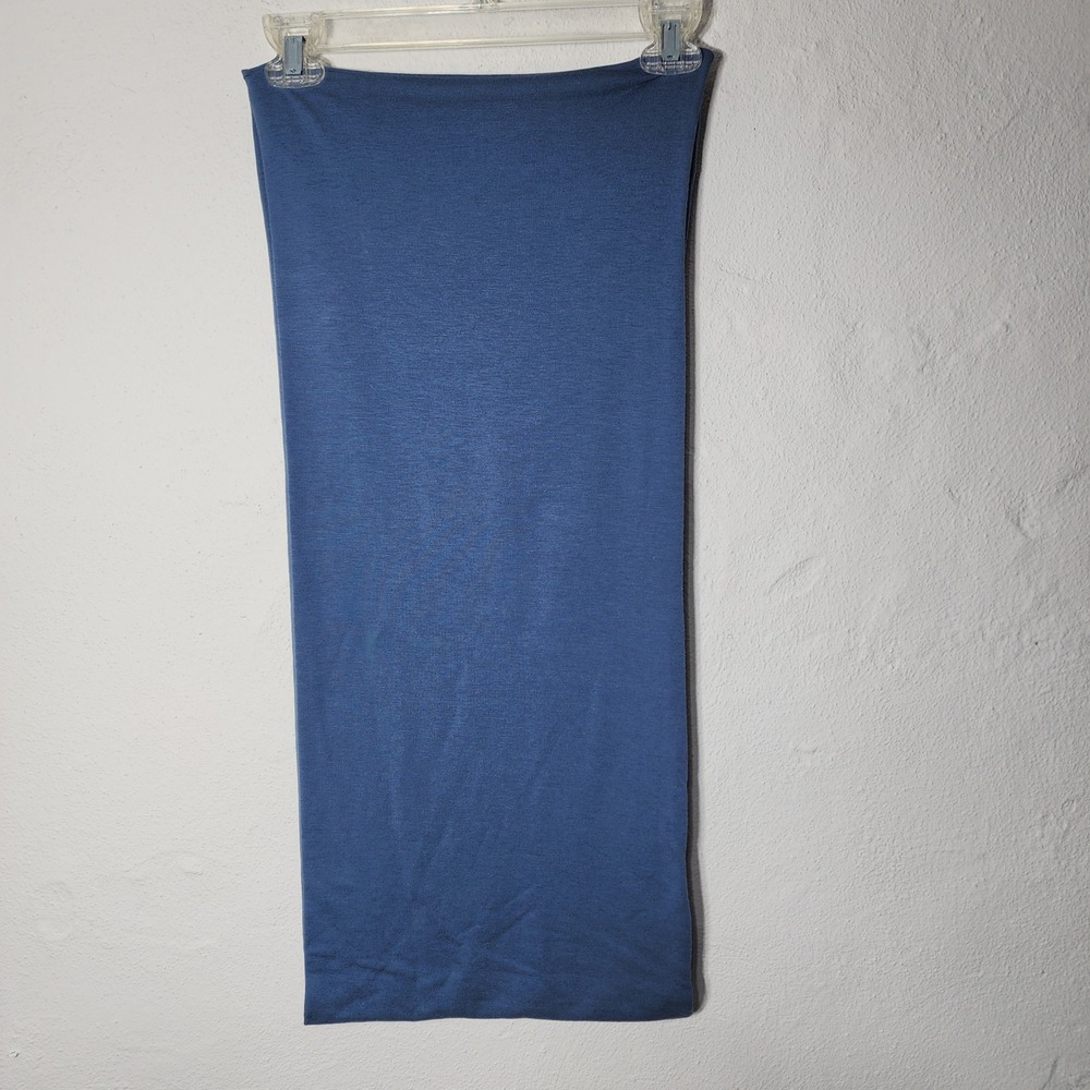 Pure Essence Tube scarf Women OS Blue‎ New Bamboo Rayon Blend Made in Canada